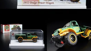 Unboxing RLC 1952 DODGE POWER-WAGON. 2023 Holiday Car. #diecast #unboxing #diorama164 #diorama