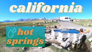 California Hot Springs:  Best Hot Springs in Mammoth Lakes & Vanlife Camping in Central California