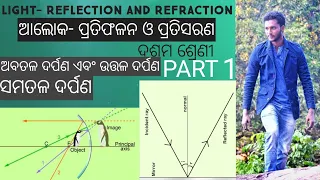 LIGHT- REFLECTION AND REFRACTION in Odia for class 10, PART-1