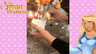 Painting and Marshmallow Popcorn | Ellie Shelton as The Swan Princess