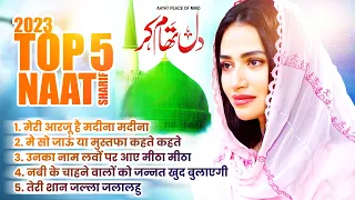 2023 New Naat Sharif | Top 5 New Naat Sharif | Top 5 Best Urdu Naat Sharif | New Naat 2023 | Naats