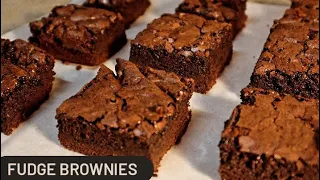 World's Best Fudgy And Gooey Brownies | Chocolate Fudge Brownies | Perfect Fudge Chocolate Brownies