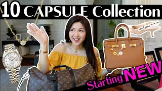 10 CAPSULE LUXURY COLLECTION | IF I LOST MY ENITRE COLLECTION & STARTING ALL OVER AGAIN🏷️| CHARIS❤️