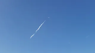 SpaceX Falcon Heavy Arabsat-6A launch landing jetty park pier