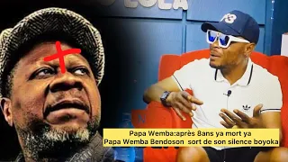 Papa Wemba:après 8ans ya mort ya Papa Wemba Bendoson  sort de son silence boyoka