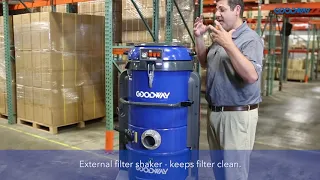 Goodway DV-E3 Industrial Vacuum Cleaner