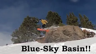 Blue Sky Tree Runs | Snowboarding in Vail, CO | January 2023