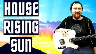 House Of The Rising Sun Guitar Lesson With Tabs! The Animals