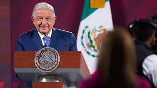 Pueblo respalda obras públicas que construye el Gobierno de México. Conferencia presidente AMLO