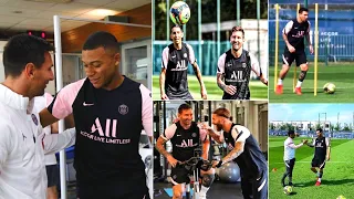 Lionel Messi trains for first time with PSG ( Pt-1 )