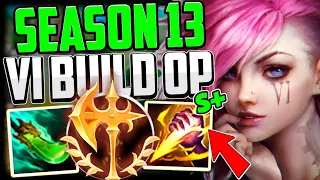 How to Play VI Jungle & CARRY👌 + Best Build/Runes | Vi Guide Season 13 League of Legends