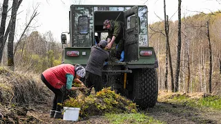 Вездеход SEVERTRUCKS на службе у лесной охраны в Идринском Лесничестве. Патрулирование и охрана леса