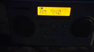 AM Radio on a Sangean PR-D5.