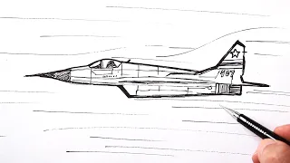 How to draw a Army jet easy | Pen sketch | Taurus Art
