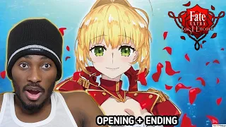 Godly Op&Ed!! | Fate/Extra Last Encore Opening + Ending Reaction | Anime Op Reaction