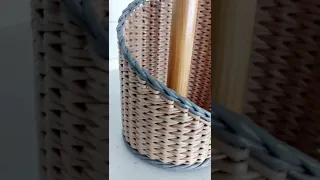 Paper towel holder stand - Wicker holder for kitchen paper