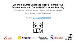 Grounding Large Language Models in Interactive Environments with Online Reinforcement Learning