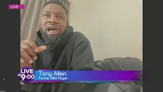 Tony Allen opens up about mental health on 'Live at 9'