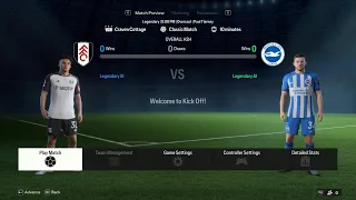 EA SPORTS FC 24 gameplay - Fulham vs Brighton [4K 60FPS]