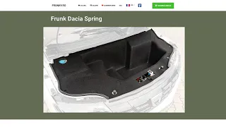 Dacia Spring : Second test "Frunk" coffre moteur de frunky.ro