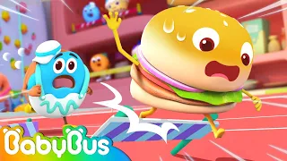 Yummy Food Sports Day 🍔🍟🍩 | Kids Cartoon | Storytime | Nursery Rhymes | BabyBus