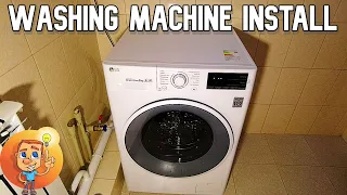 Washing Machine Install - How to install a washing machine (subtitles)