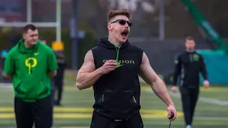 Looking back: Oregon's strength coach is fast and loud