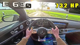 732HP AMG E63 S *OPF DELETE* DRIFT MODE & POV Test Drive