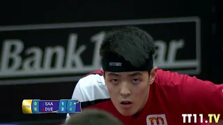 Patrick Franziska vs Dang Qiu   SF 1 Champions League 2021 2022