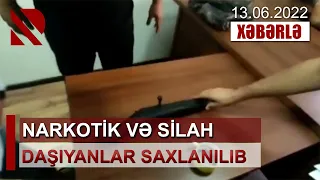 Narkotik və silah daşıyanlar saxlanılıb