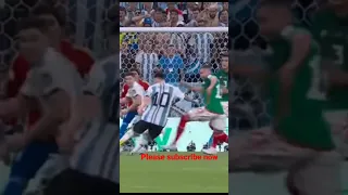 Lionel Messi 💞💞 magical goal in Argentina vs Mexico football match #shorts #fifa
