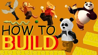 How to build LEGO KUNG FU PANDA Character🐵🐼🐍