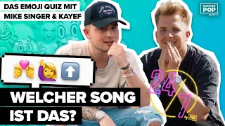 𝙁𝙖𝙞𝙡 bei der Emoji Challenge: Mike Singer und Kayef erkennen BEIDE ihre Songs nicht 😂 [24/7]