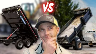 Dump Truck vs. Dump Trailer: Which Is BEST For Landscaping?