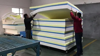 Factory sponge production process video