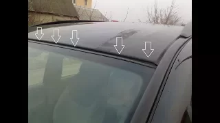 ВОДА В САЛОНЕ или ТЕЧЬ ЛОБОВОГО стекла. Решение.LEAKING WINDSHIELD Solution