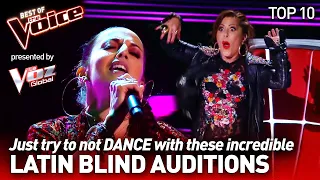 The BEST LATIN Blind Auditions on The Voice 💃 | Top 10 | Presented by @LaVozGlobal