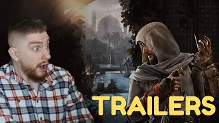 All Assassin's Creed Cinematic Trailer Reactions | Shawn Games