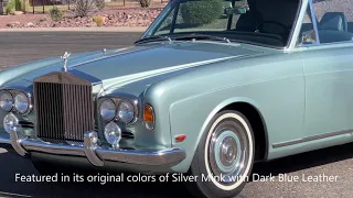 1969 Rolls-Royce Silver Shadow Mulliner Park Ward DHC, 34k Miles, Gorgeous Inside and Out, 1 of 16