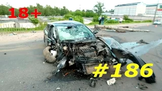 (18+) Аварии и ДТП Октябрь 2016 Подборка #186 / Car Crash Compilation October 2016 #186