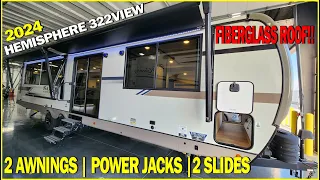 HUGE WINDOW VIEW! 2024 Salem Hemisphere 322VIEW Rear Living Room Travel Trailer at Couchs RV Nation