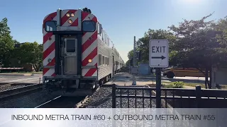 The Complete Metra Evening Rush Hour At Villa Park On May 25, 2023