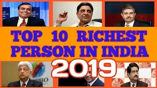 Top Ten Richest People in India 2018-2019 | dfm tv | billionairs of india