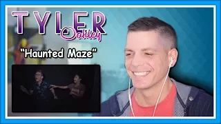 Tyler Oakley Reaction | Haunted Maze w/ Liza Koshy