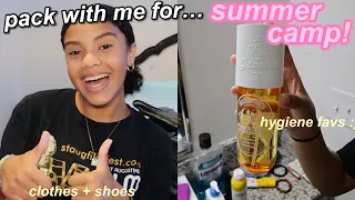 PACK WITH ME FOR SUMMER CAMP! packing tips + tricks♡