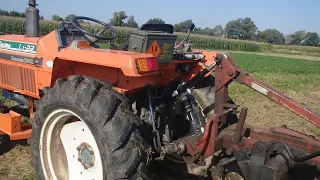 Kubota L22 - ustawienie pługa cz2