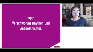 Webinar: Verschwörungsmythen mit antisemitischem Kern – Merkmale, Gefährlichkeit, Handlungsoptionen