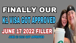 K1 VISA GOT APPROVED |JUNE 23,2023 PROCESSING TIME SPEEDING UP| JUNE FILLER 2022