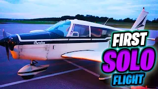 Student Pilot First SOLO Flight!!!