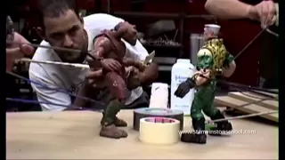 SMALL SOLDIERS Behind-the-Scenes Puppet Battle Rehearsal